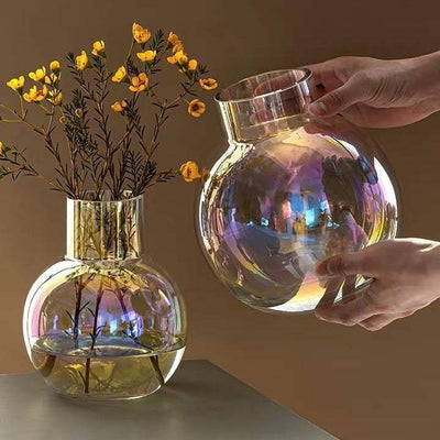 Transparent Hydroponic Dry Flower Vase